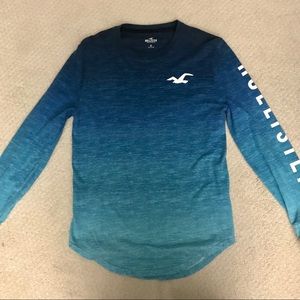 Ombré Blue Hollister Long Sleeve Size XS